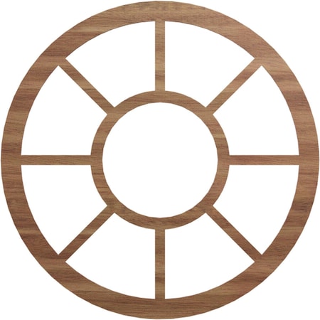 Ekena Millwork Grace Wood Fretwork Pierced Ceiling Medallion, Walnut, 40"OD x 14 1/2"ID x 3/8"T CMWP40X0375GRWA